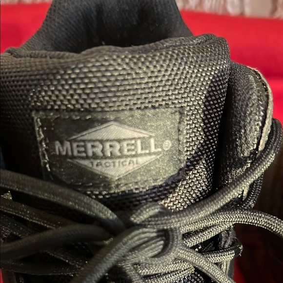 Merrell Men's Black TACTICAL flexconnect Waterproof Shoes - Picture 4 of 10
